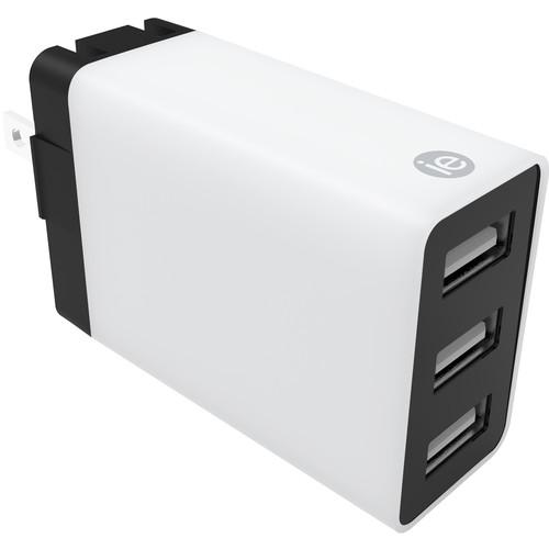iEssentials 4.1A 3-Port USB Type-A Wall Charger