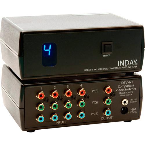 Inday 4x1 Wideband Component Video Switcher