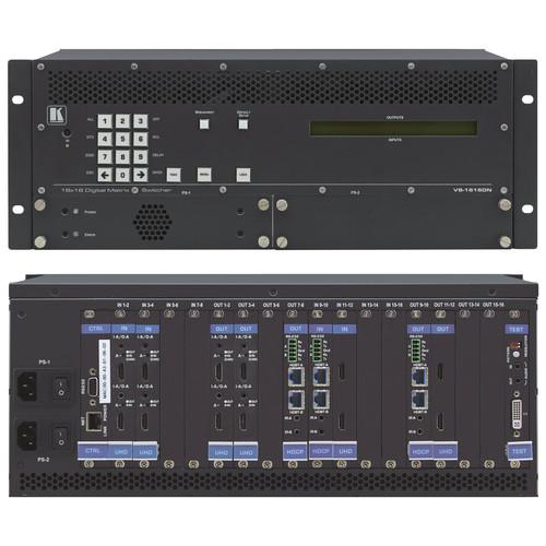 Kramer 2x2 to 16x16 Modular 4K60 4:2:0 Multi-Format Digital Matrix Switcher