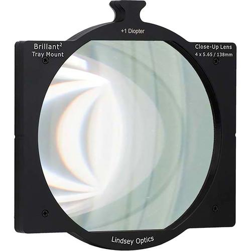 Lindsey Optics 4 x 5.65" 1 Diopter Brilliant Tray Mount Close-Up Lens