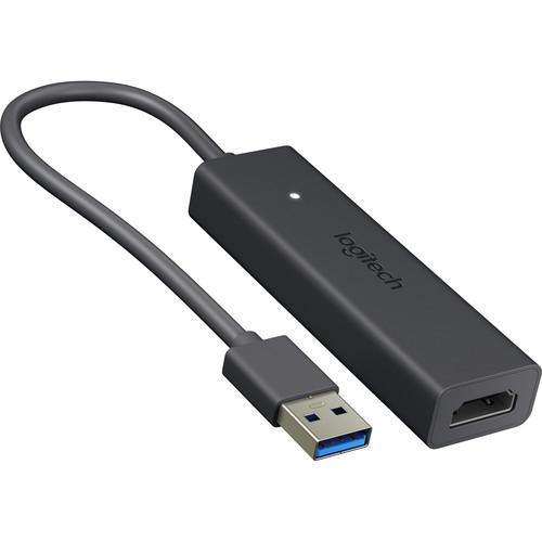 Logitech USB Type-A to HDMI Screen Share Graphic Adapter
