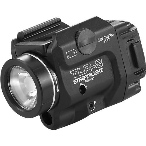 Streamlight TLR-8 Low-Profile, Rail-Mounted Tactical Light with Red Aiming Laser