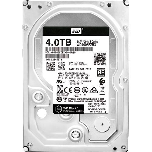WD 4TB 3.5" Internal Hard Drive Sata