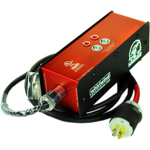 Whirlwind Power Link PL2 Stringer with NEMA L14-20 Inlet & Two 20A Neutrik PowerCon Outlets & 10
