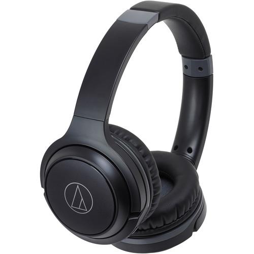 Audio-Technica Consumer ATH-S200BT Wireless On-Ear Headphones with Built-In Mic
