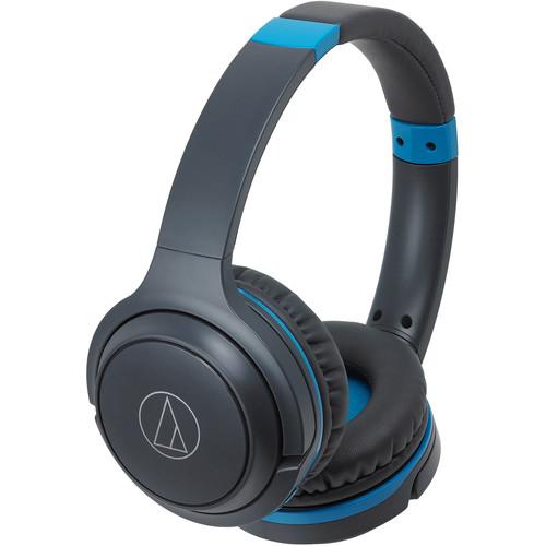 Audio-Technica Consumer ATH-S200BT Wireless On-Ear Headphones with Built-In Mic