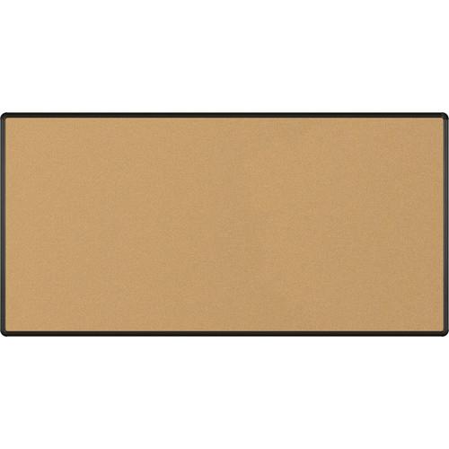 Best Rite VT Logic Natural Cork Surface Tackboard with Black Presidential Trim