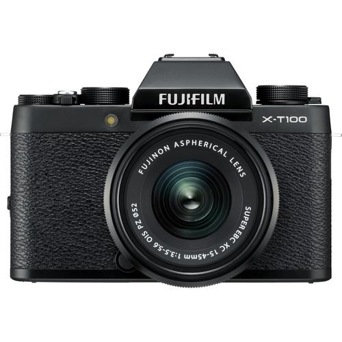 FUJIFILM X-T100 Mirrorless Digital Camera with 15-45mm Lens