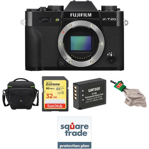 FUJIFILM X-T20 Mirrorless Digital Camera Body with Deluxe Kit