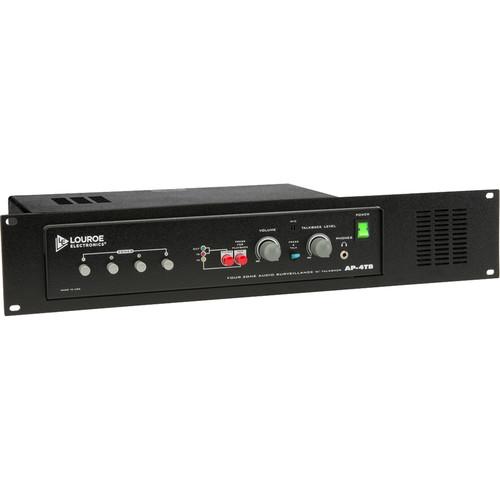Louroe AP-4TB-RM 4-Zone Talkback Audio Monitoring Base Station, Louroe, AP-4TB-RM, 4-Zone, Talkback, Audio, Monitoring, Base, Station