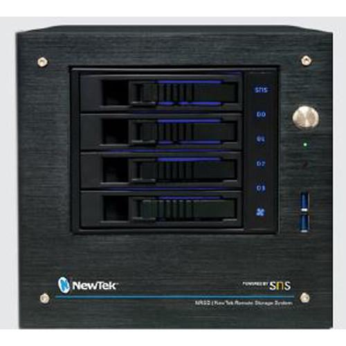 NewTek NRSD Remote Storage by SNS 4-Bay Desktop 24TB with 2x1 GBE Ports Included