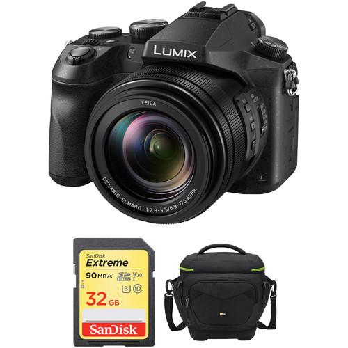 Panasonic Lumix DMC-FZ2500 Digital Camera with Free Accessory Kit