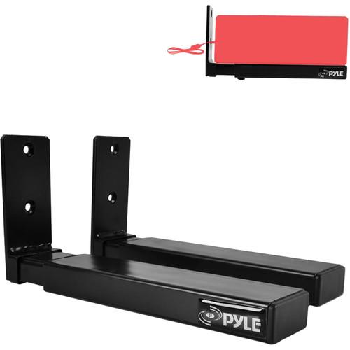 Pyle Pro PSTNDW17 Center Speaker Soundbar Bracket Stands with Universal Wall Mount
