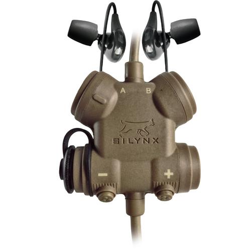Silynx Communications CLARUS XPR Smart Tactical Headset Kit with Lynx Dual In-Ear Headset
