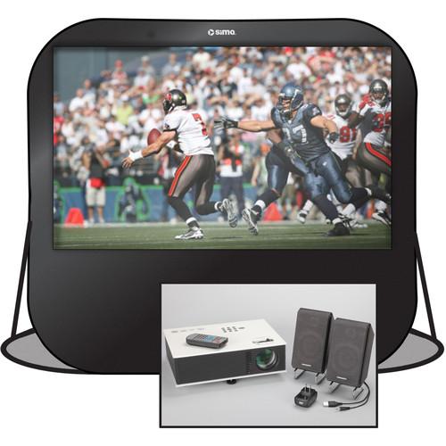 Sima Pop-Up Projection Screen Kit with