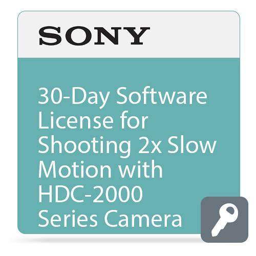 Sony 30-Day Software License for Shooting 2x Slow Motion with HDC-2000 Series Camera