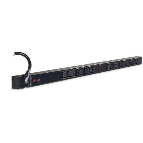 CyberPower Metered PDU16A 200-230V 50-60 NEMA L6-20P PLUG 20xIEC-320OUT OU Vertical RU 10