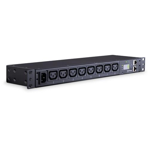 CyberPower Monitored 12A PDU 200-240V 50 60Hz IEC-320 C14 Plug 8 IEC-320 C13 1U Rackmount 10