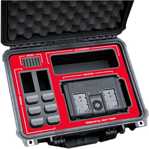 Jason Cases Hard Travel Case for Blackmagic Video Assist 4K 7" Recording Monitor