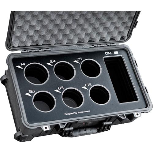 Jason Cases Protective Case for Set of 6 Rokinon Cine DS Lenses