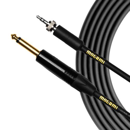 Mogami Gold Belt-Pack Cable with 3.5mm Plug to 1 4" Straight Connector for Sennheiser Wireless System
