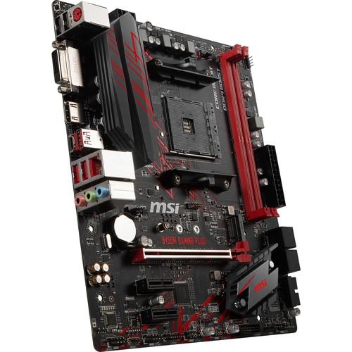 MSI B450M Gaming Plus AM4 Micro-ATX Motherboard