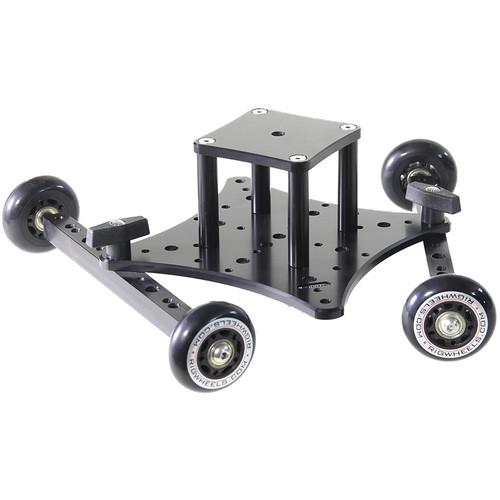 RigWheels RigSkate 2 Tabletop Skater Dolly with 3" Riser and Flat Base Adapter