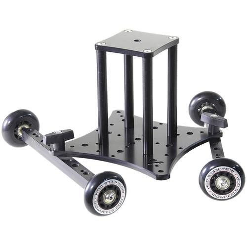 RigWheels RigSkate 2 Tabletop Skater Dolly with 6" Riser and Flat Base Adapter