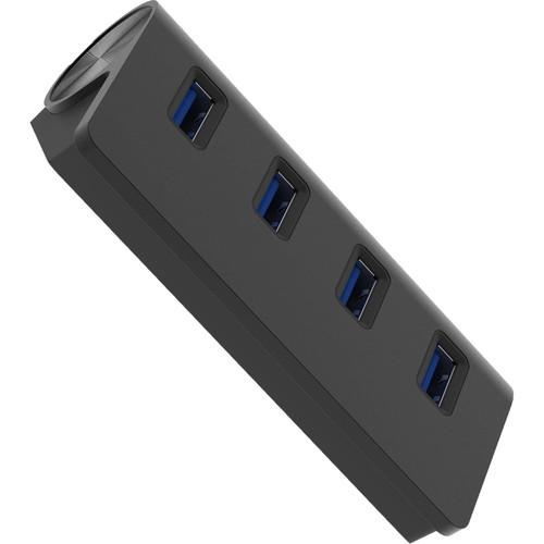 Sabrent USB 3.0 4-Port Aluminum Hub, Sabrent, USB, 3.0, 4-Port, Aluminum, Hub