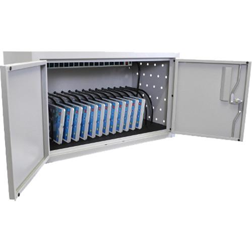 AmpliVox Sound Systems 16-Space, Double-Door Charging Cabinet for Tablets