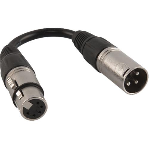 CHAUVET DJ 5-Pin Female to 3-Pin Male DMX Cable