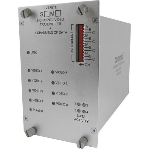 COMNET 8-Channel 10-Bit Video Transmitter Bi-Directional Data Transceiver