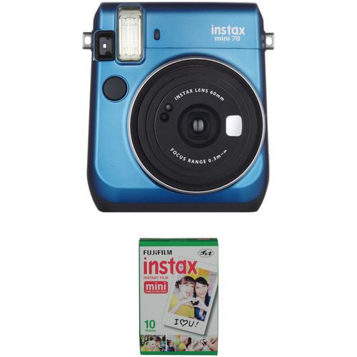 FUJIFILM INSTAX Mini 70 Instant Film Camera with Single Pack of Film Kit