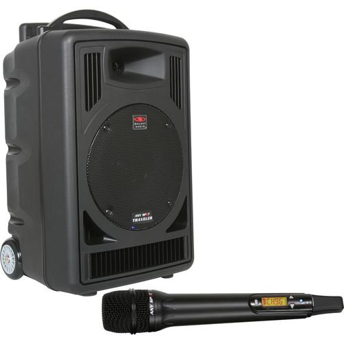 Galaxy Audio TV8 Traveler Series 120W PA System with Single UHF Receiver and Wireless Handheld Microphone