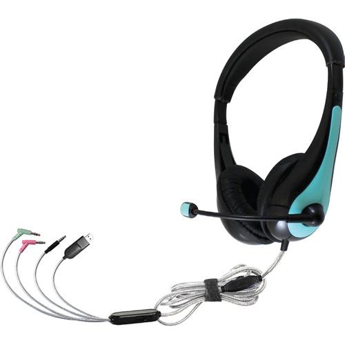 HamiltonBuhl TriosAir Plus Personal Multimedia Headset with Gooseneck Microphone
