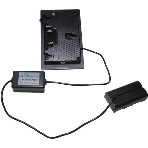 IndiPRO Tools Gold Mount Plate with L-Series Dummy Battery