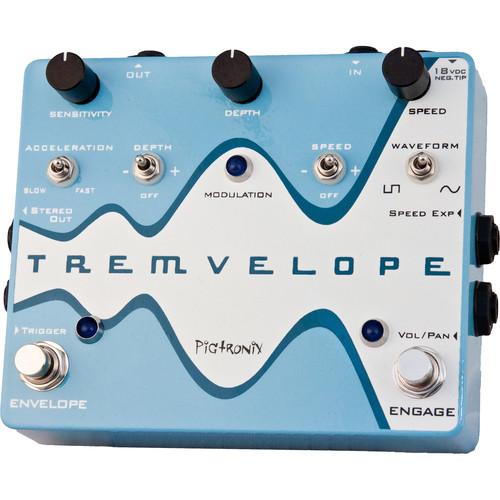 Pigtronix Tremvelope Envelope Modulated Tremolo Pedal