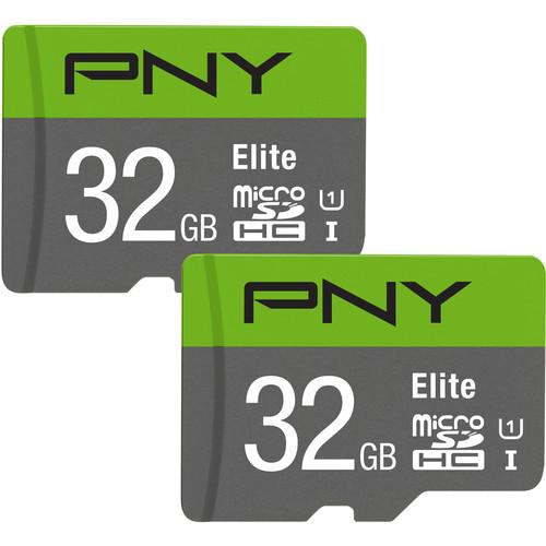 PNY Technologies 32GB Elite UHS-I microSDHC Memory Card
