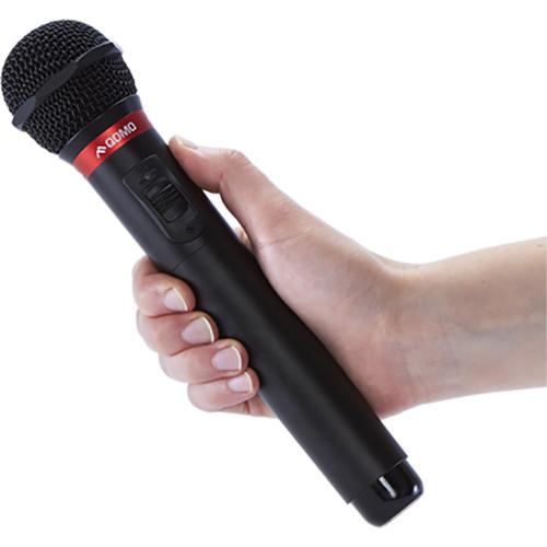 QOMO QSonic1000 Wireless IR Handheld Unidirectional Dynamic Microphone Transmitter