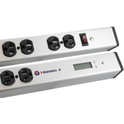 A-Neutronics 24-Outlet Vertical Mount Power Strip with LCD Display