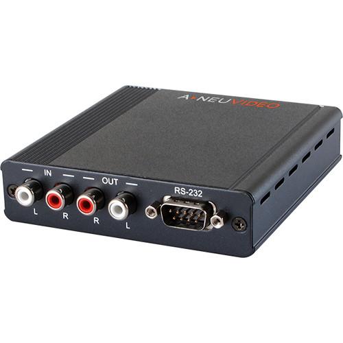A-Neuvideo Analog Stereo Audio & RS-232 over Cat5e 6 7 Extender Receiver