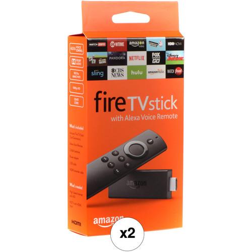 Amazon Fire TV Stick Streaming Media Player Pair Kit, Amazon, Fire, TV, Stick, Streaming, Media, Player, Pair, Kit