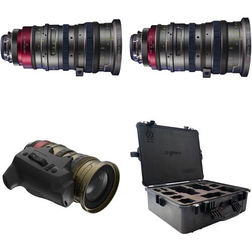 Angenieux EZ-1 30 to 90mm EZ-2 15 to 40mm Zoom Lens Kit with ENG-Style Control and Hard Case