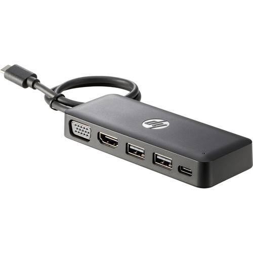 HP 5-Port USB Type-C Travel Hub, HP, 5-Port, USB, Type-C, Travel, Hub