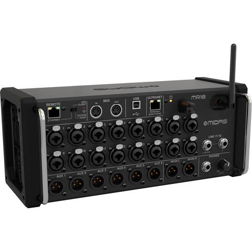 Midas MR18 18-Input Digital Mixer for