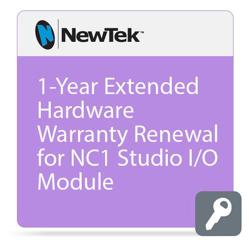 NewTek 1-Year Extended Hardware Warranty Renewal for NC1 Studio I O Module