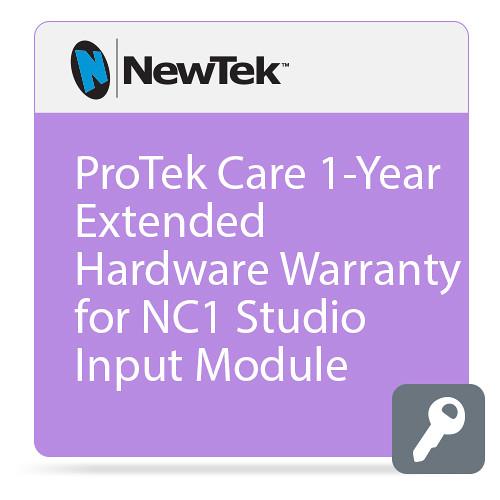 NewTek ProTek Care 1-Year Extended Hardware Warranty for NC1 Studio Input Module