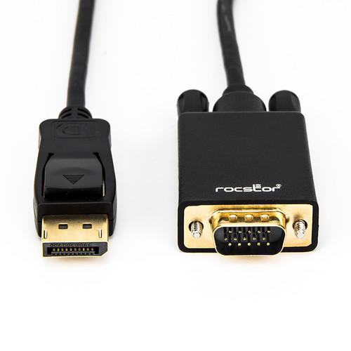 Rocstor DisplayPort Male to VGA Male