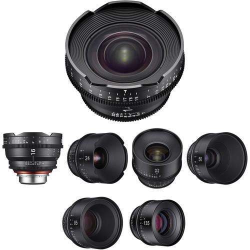 Rokinon Xeen 14, 16, 24, 35, 50, 85, 135mm Cine 7 Lens Bundle