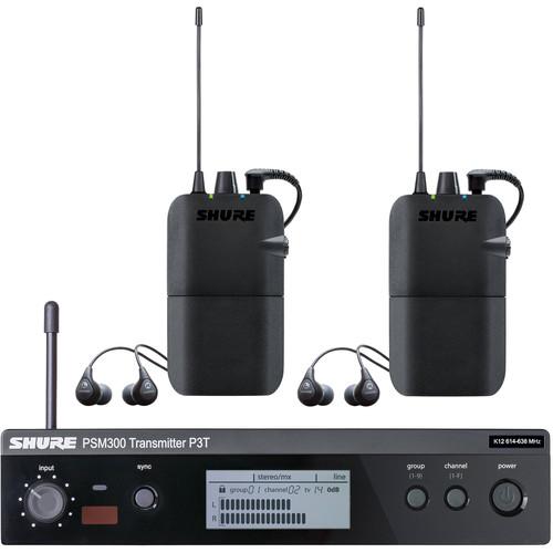 Shure PSM 300 Twin-Pack Wireless In-Ear Monitor